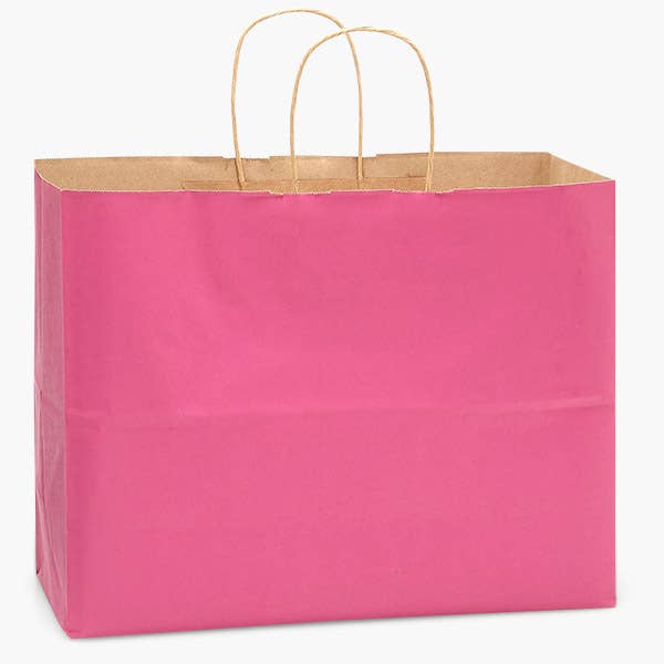 Recycled Kraft Color Paper Retail Shopping Bags: Black / 100 Pack / Cub 8x4.75x10.5" - r. h. ballard shop & gallery
