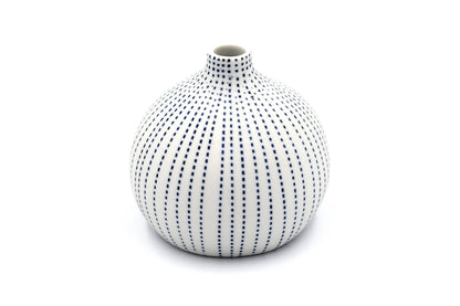 GUGU PIM S-Handcrafted Dots Porcelain Bud Vase