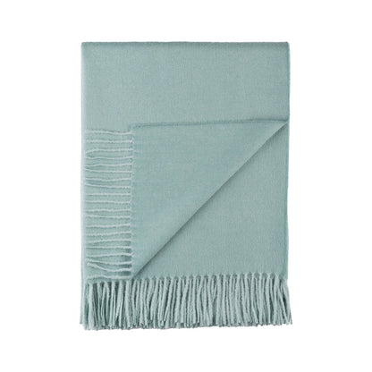 Baby Alpaca Throw - Sea Glass