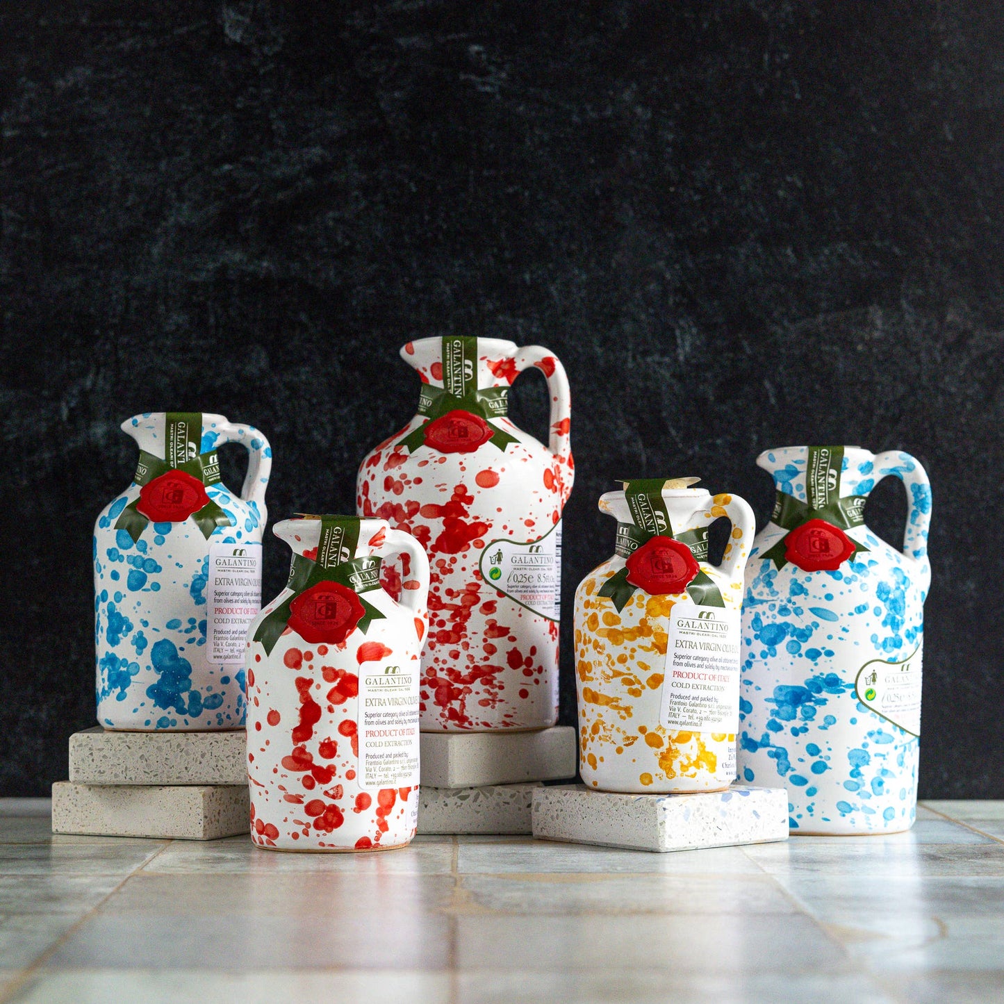 Turquoise Fantasia Extra Virgin Olive Oil Ceramic 100ml