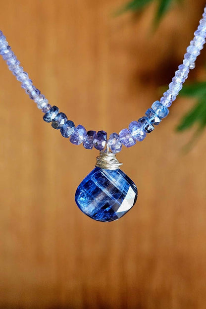 Kyanite & Tanzanite Earrings  EBL5025