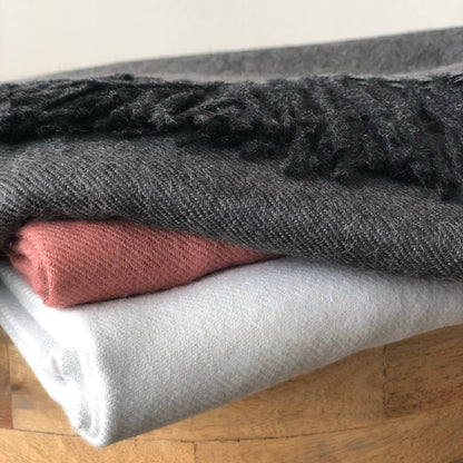 100% Baby Alpaca Wrap/Throw- Carbon - r. h. ballard shop & gallery
