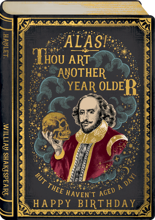 STORYBOOK HAMLET BIRTHDAY GREETING CARD THE ART FILE - r. h. ballard shop & gallery