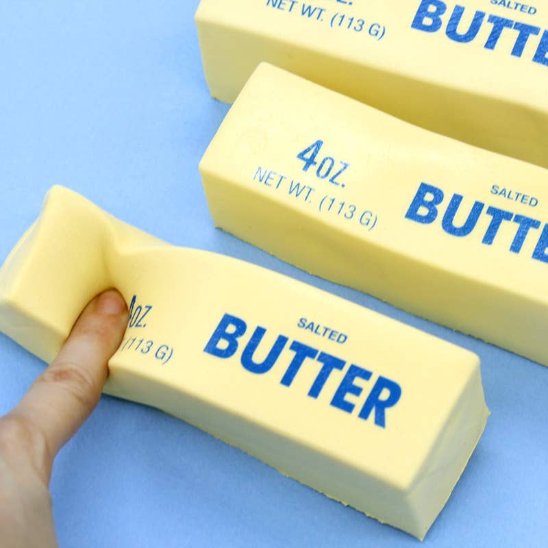 Butter Stress Ball – Soft & Slow-Rebound Squishy Toy - r. h. ballard shop & gallery