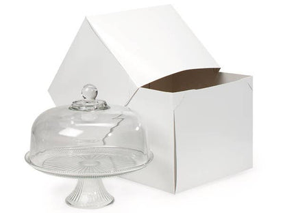 Recycled White Gift Boxes: White / 100 Pack / 4x4x4"
