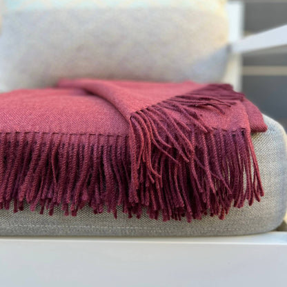 100% Baby Alpaca Wrap/Throw - Malbec - r. h. ballard shop & gallery