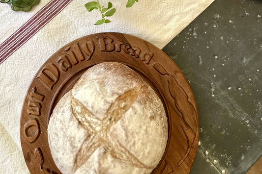 Our Daily Bread, Medium, Vintage English Bread Board: - r. h. ballard shop & gallery