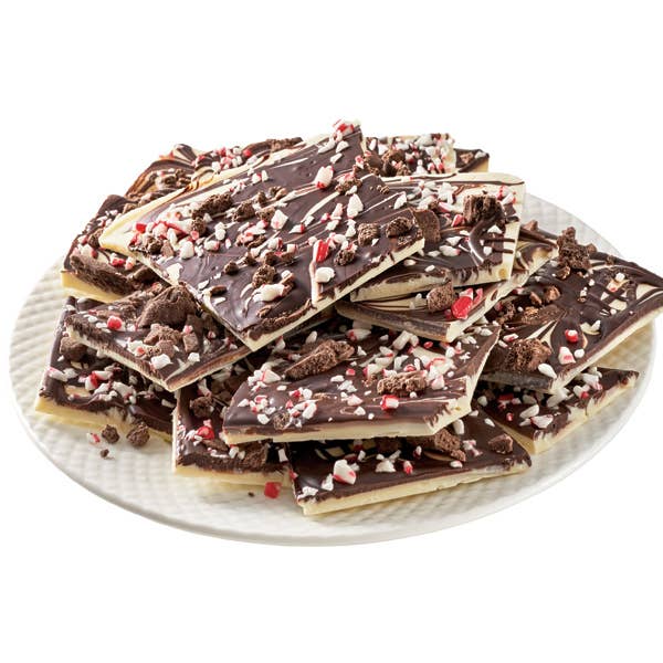 Bissinger's White and Dark Chocolate Peppermint Cookie Bark -14 OZ