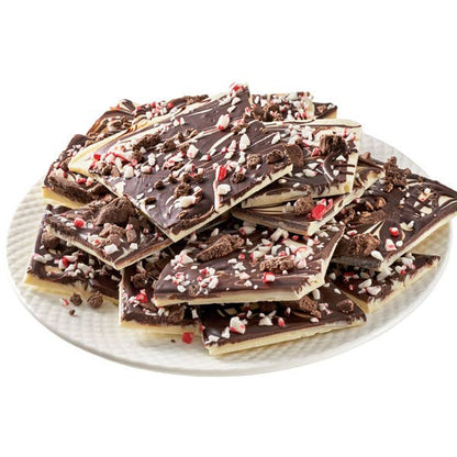 Bissinger's White and Dark Chocolate Peppermint Cookie Bark -14 OZ