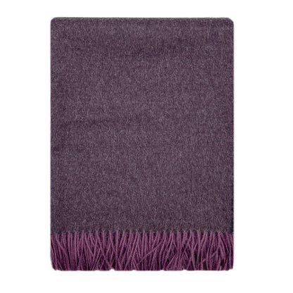 100% Baby Alpaca Wrap/Throw- Elderberry - r. h. ballard shop & gallery