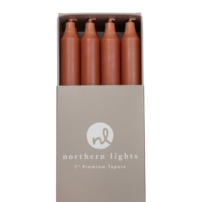 7" Taper Candles - 12pc Box: Sage Green
