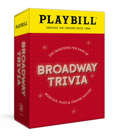 Broadway Trivia Game, Playbill Card Set