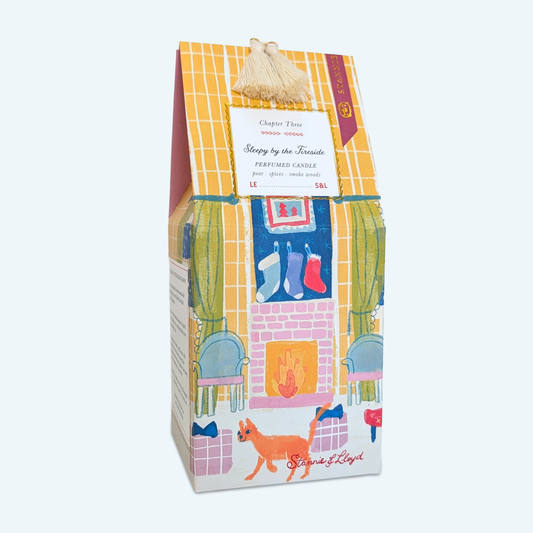 Holiday Storybook Candle - Sleepy by the Fireside
