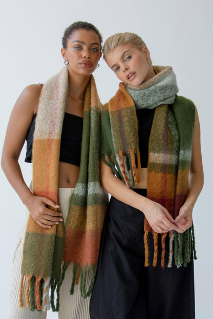 The Stockholm Scarf - 100% Recycled - Mossy Spring