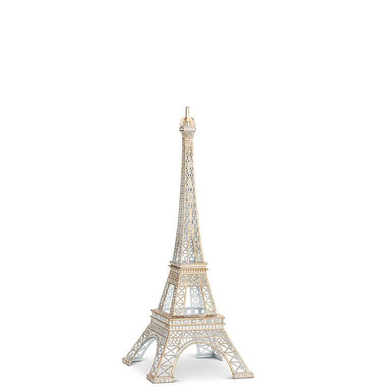 Eiffel Tower-White and Gold: Extra Large