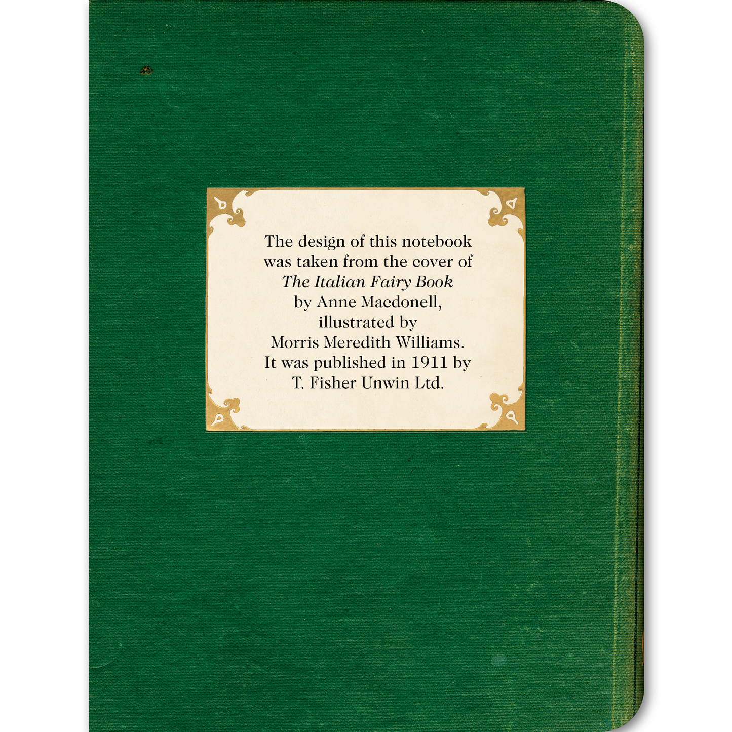 Fairy with Green Dragon - Vintage Book Cover Notebook - r. h. ballard shop & gallery
