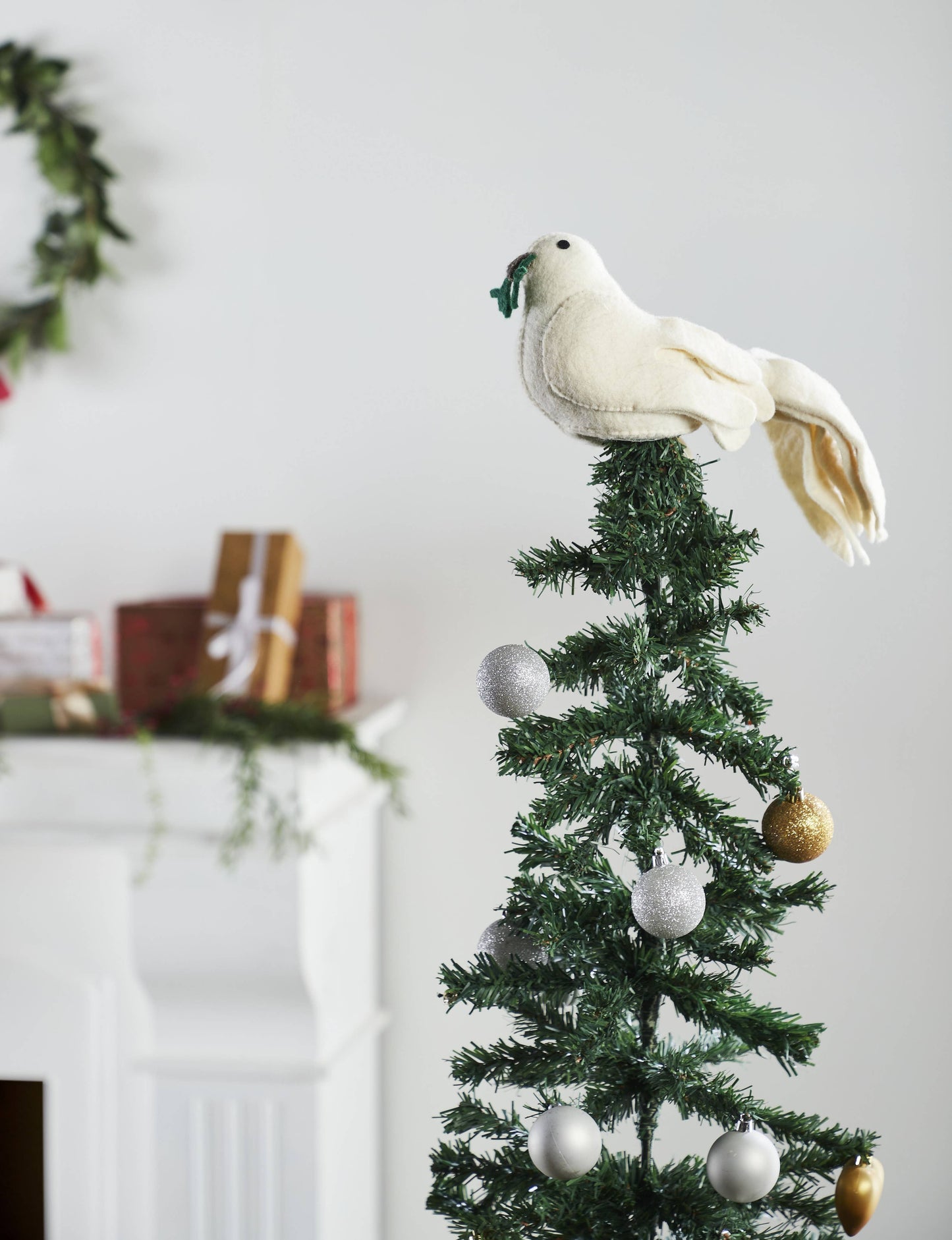 Peace Dove Handmade Christmas Tree Topper