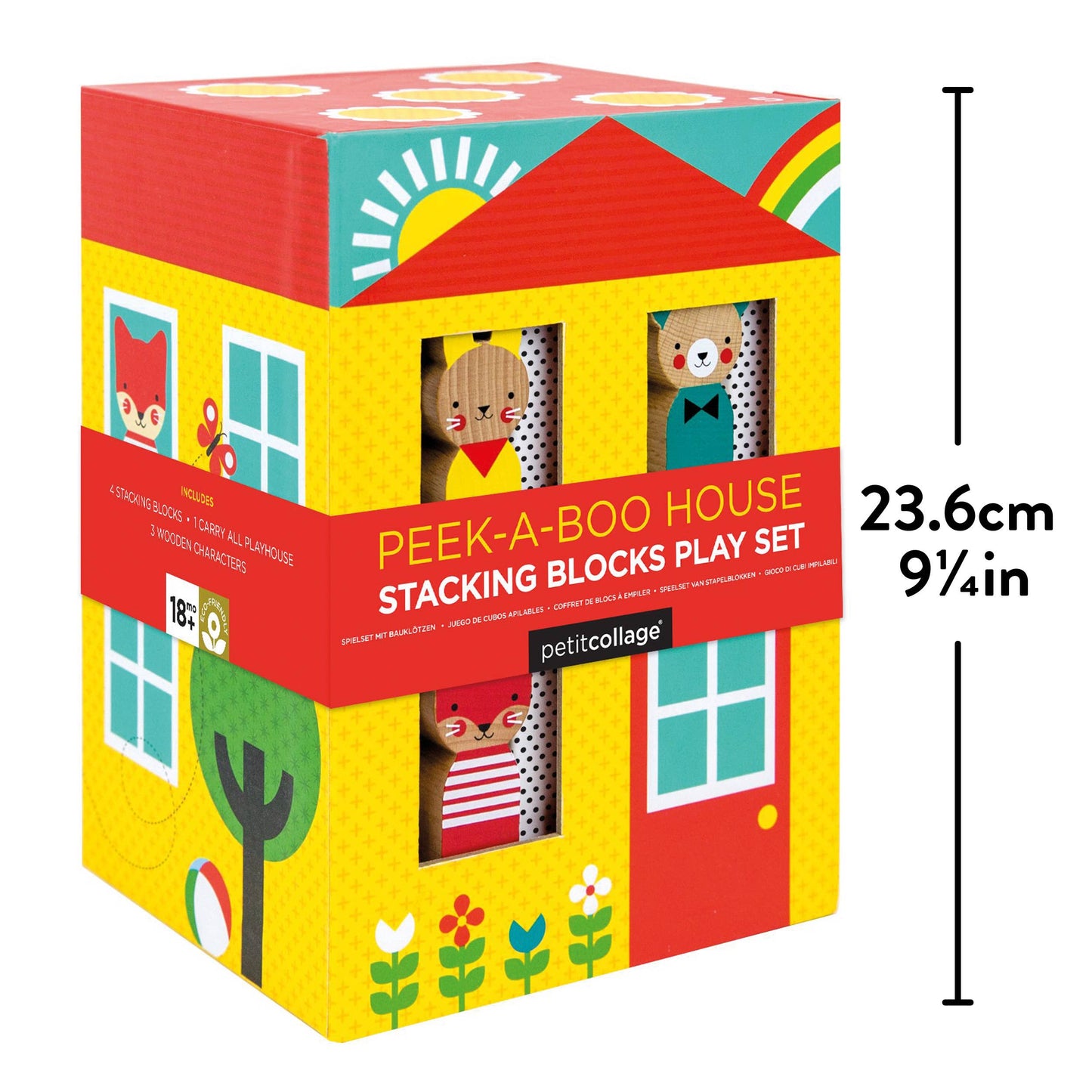 Peek-A-Boo House Stacking Blocks Play Set - r. h. ballard shop & gallery
