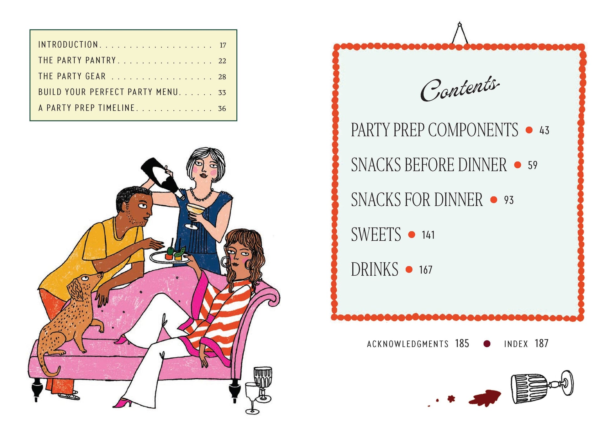 Party Tricks, Easy Elegant Recipes - r. h. ballard shop & gallery