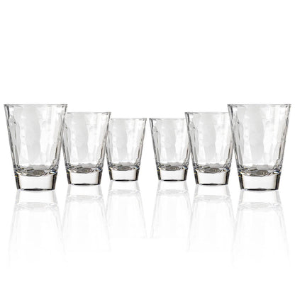 Cascade 12oz Clear Acrylic Tumbler Drinkware | Set of 6: 14oz / Clear / Tumbler - r. h. ballard shop & gallery