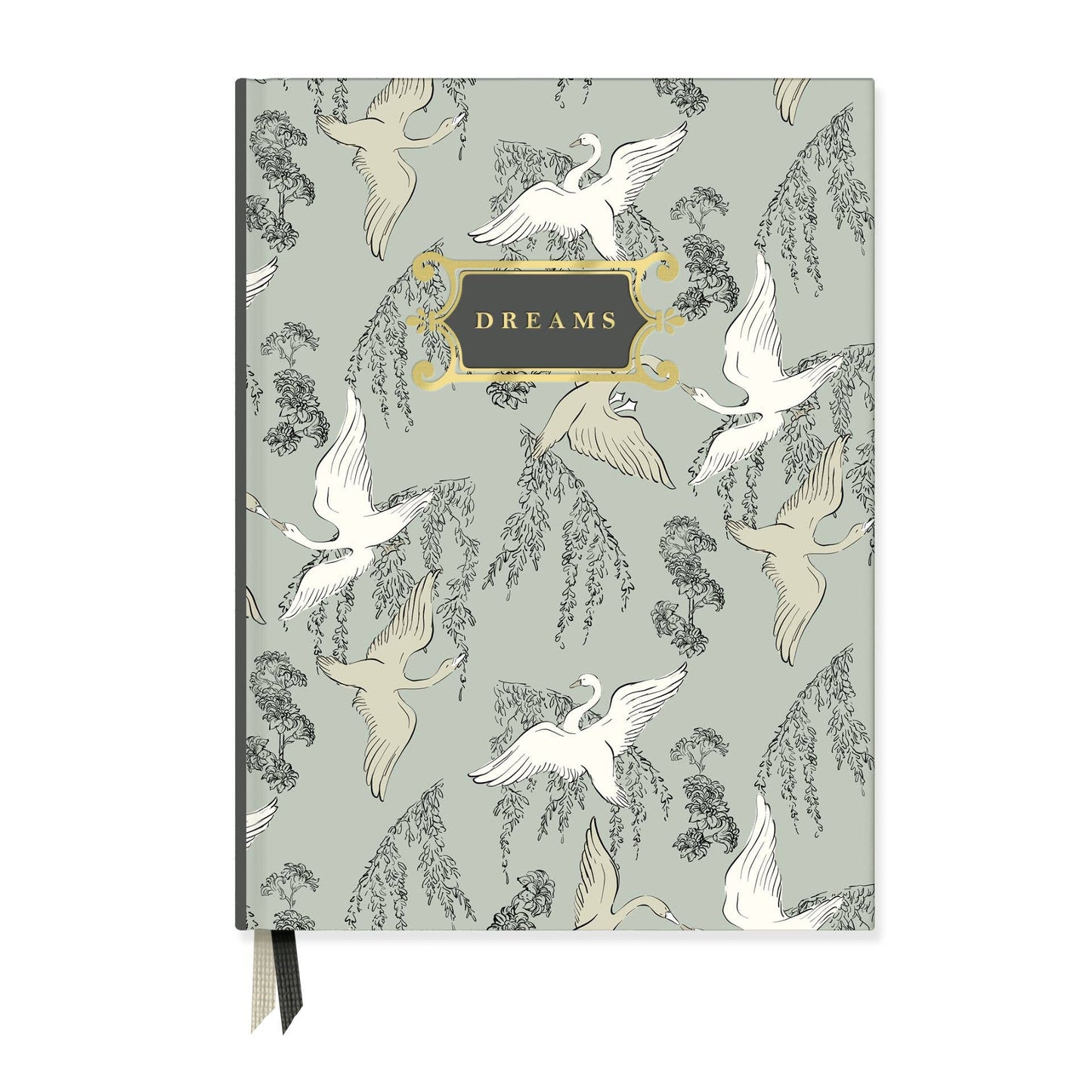 Swan Dance Toile Hardcover Notebook - r. h. ballard shop & gallery