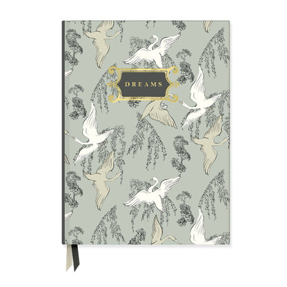 Swan Dance Toile Hardcover Notebook - r. h. ballard shop & gallery