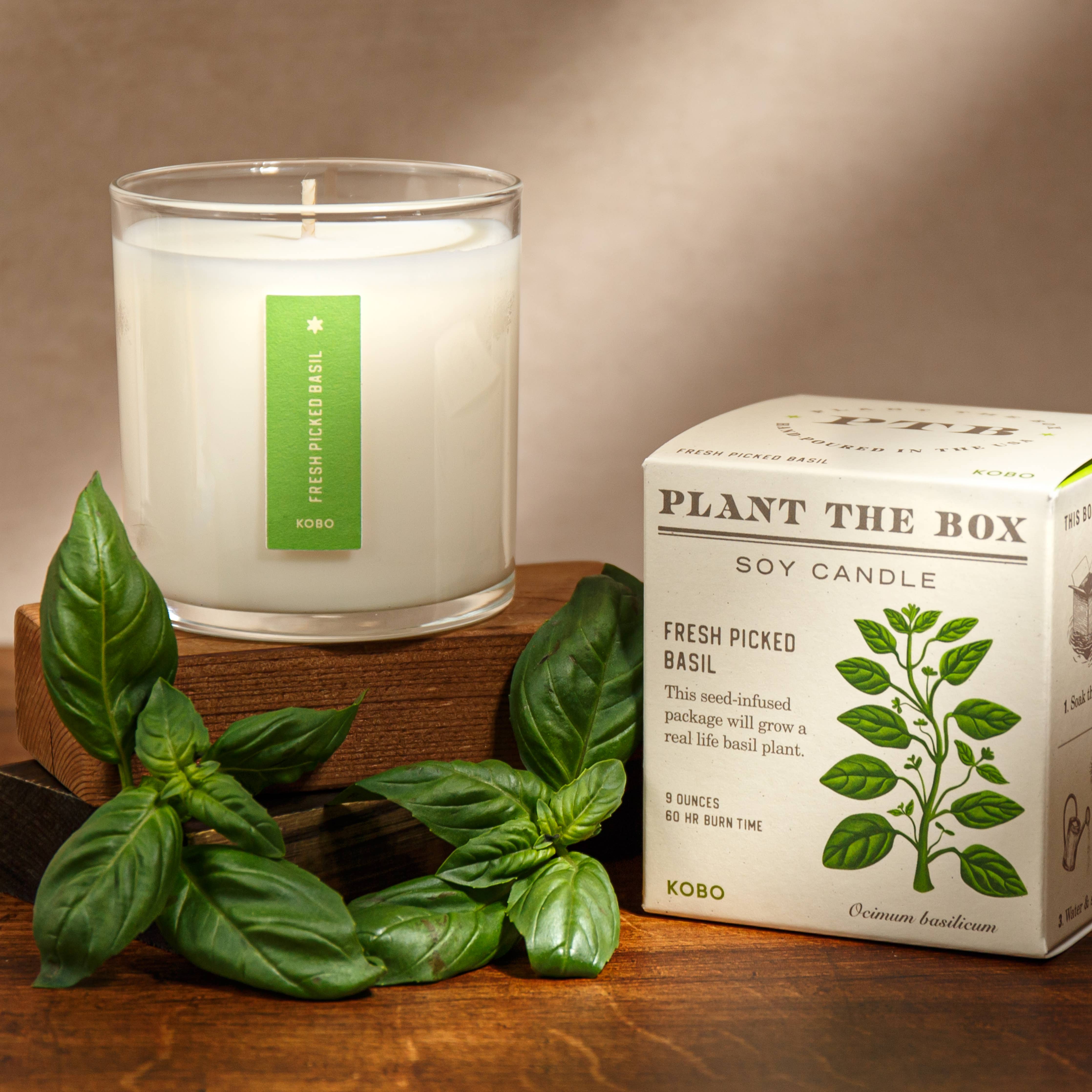 Kobo Fresh Picked Basil Candle - Thumbnail 4