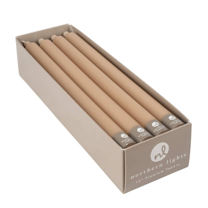 12" Taper Candles - 12pc Box: Sage Green