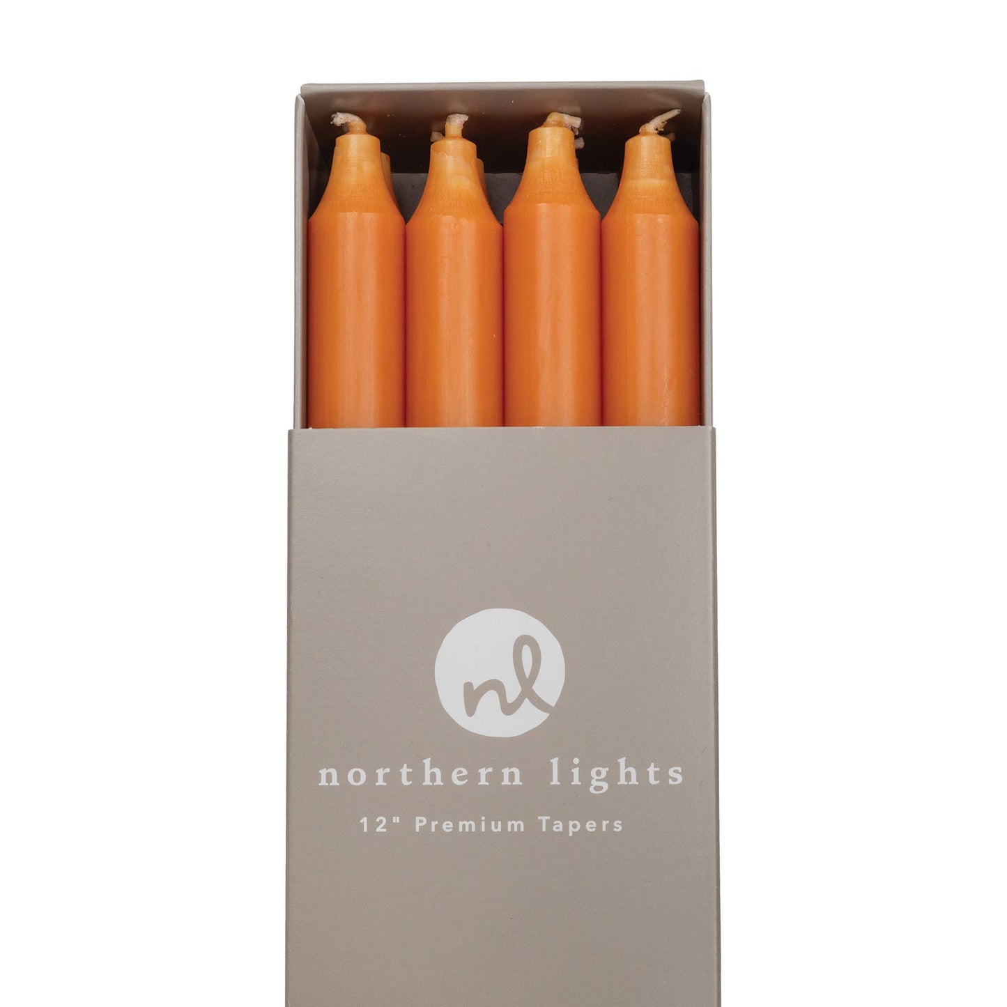 12" Taper Candles - 12pc Box: Sage Green
