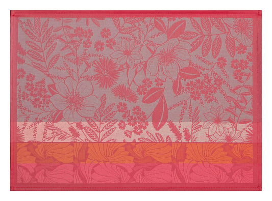 Cottage Cozy Red/Pink, Set of 2 Coated Placemats