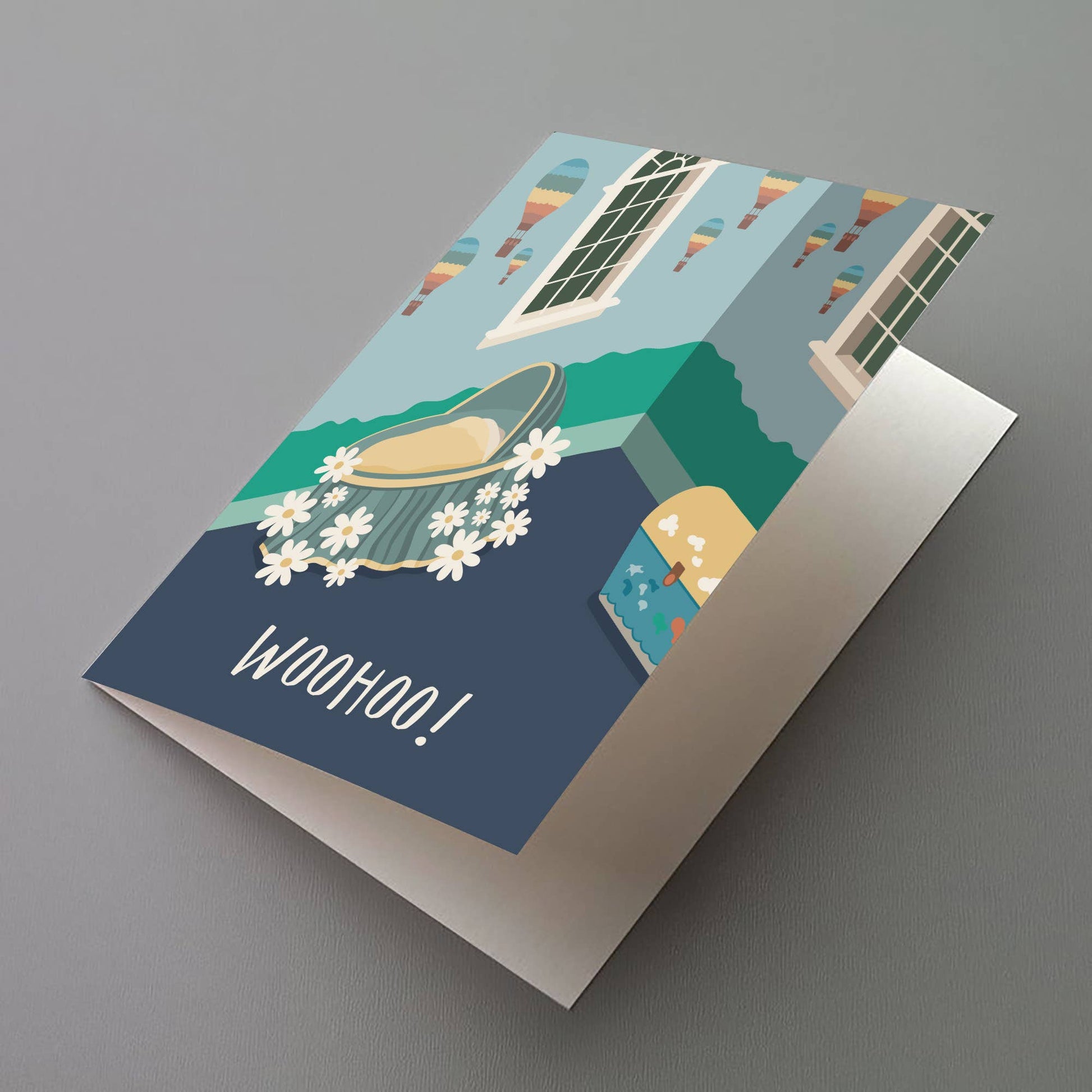 WooHoo! - New Baby Card - Baby Shower Card - The Sims - r. h. ballard shop & gallery