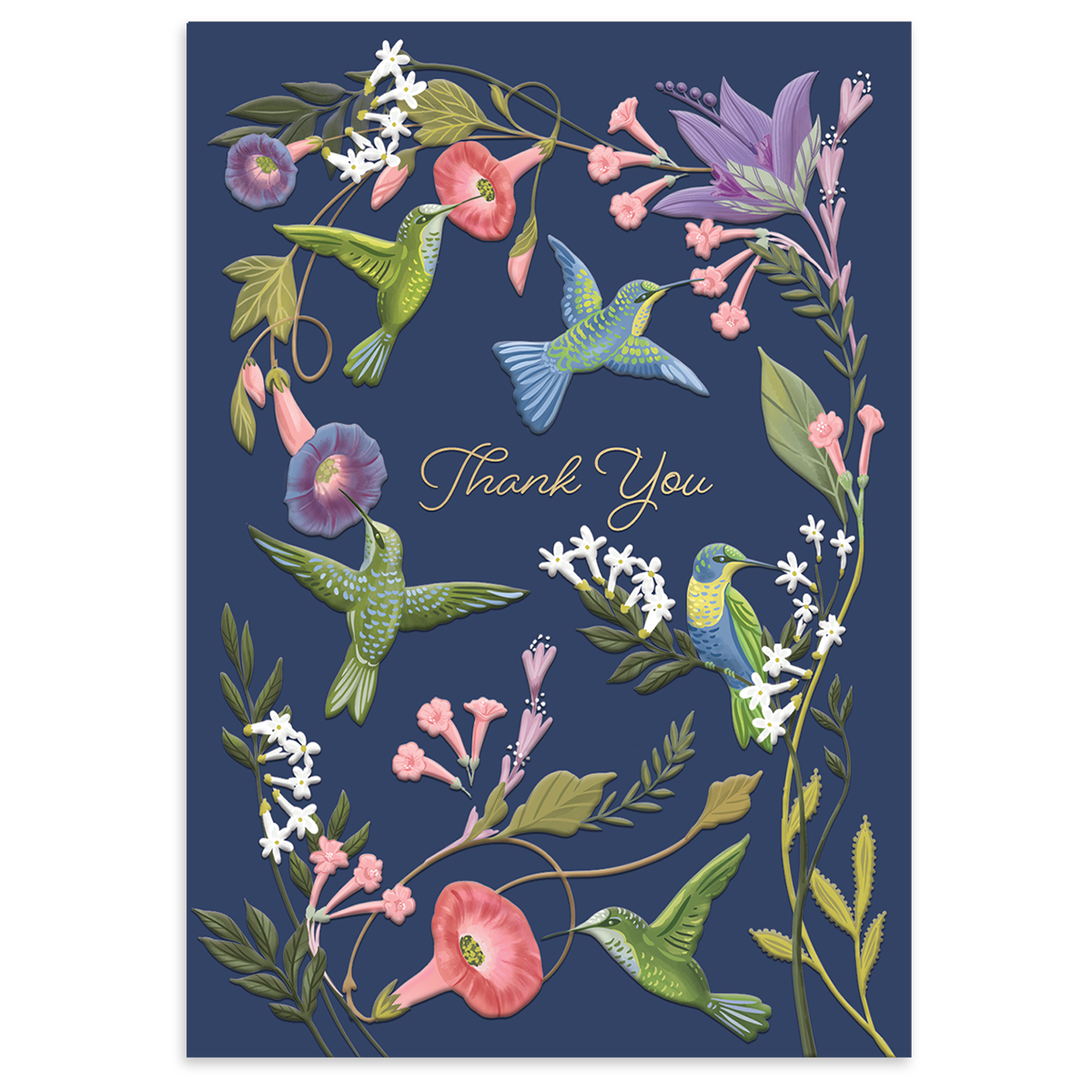 Thank You Boxed Note Cards - Hummingbirds