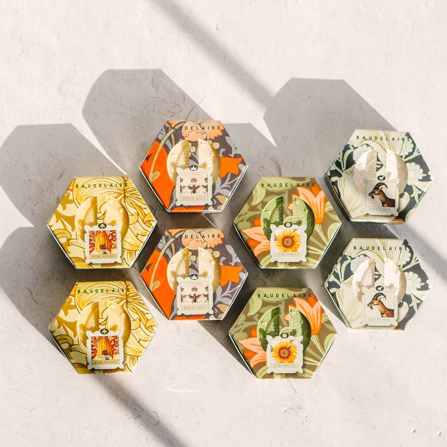 Calendula Honey Soap Hex Box 3.5oz