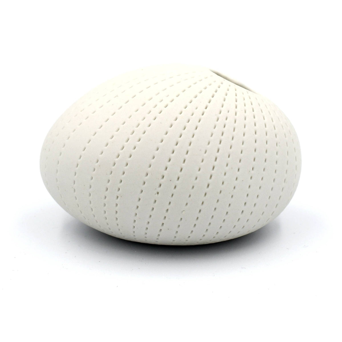 159WH13 PEBBLE MINI S-Handcrafted Porcelain Bud Vase