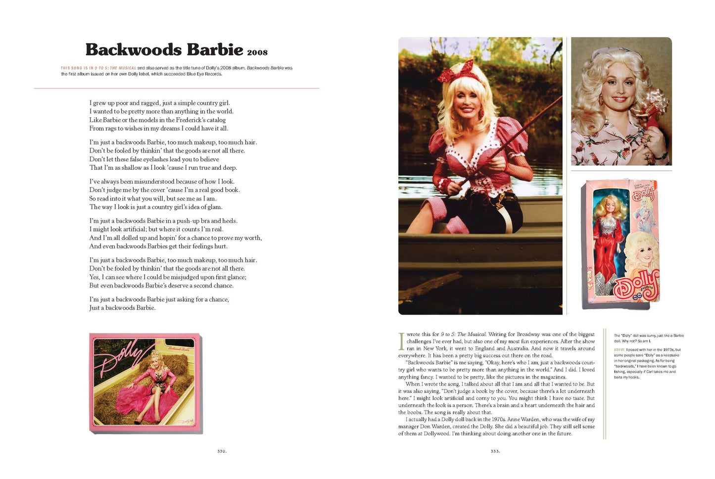 Dolly Parton, Songteller: My Life in Lyrics