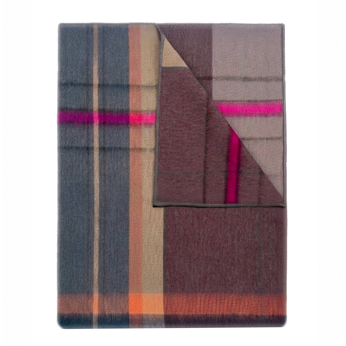 Bordeaux Alpaca Throw
