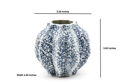 MAFA Blue Texture Mini Handcrafted Porcelain Vase