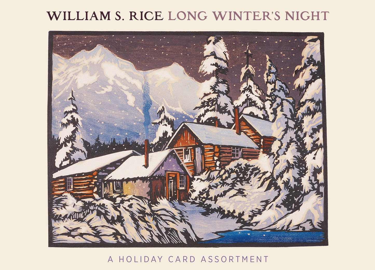 William S. Rice: Long Winter's Night Holiday Card Assortment