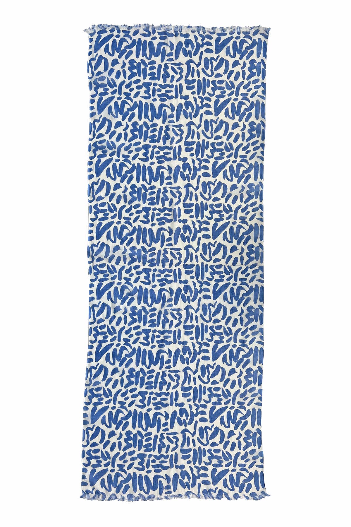 Blue Sonnet Periwinkle Linen Scarf - r. h. ballard shop & gallery