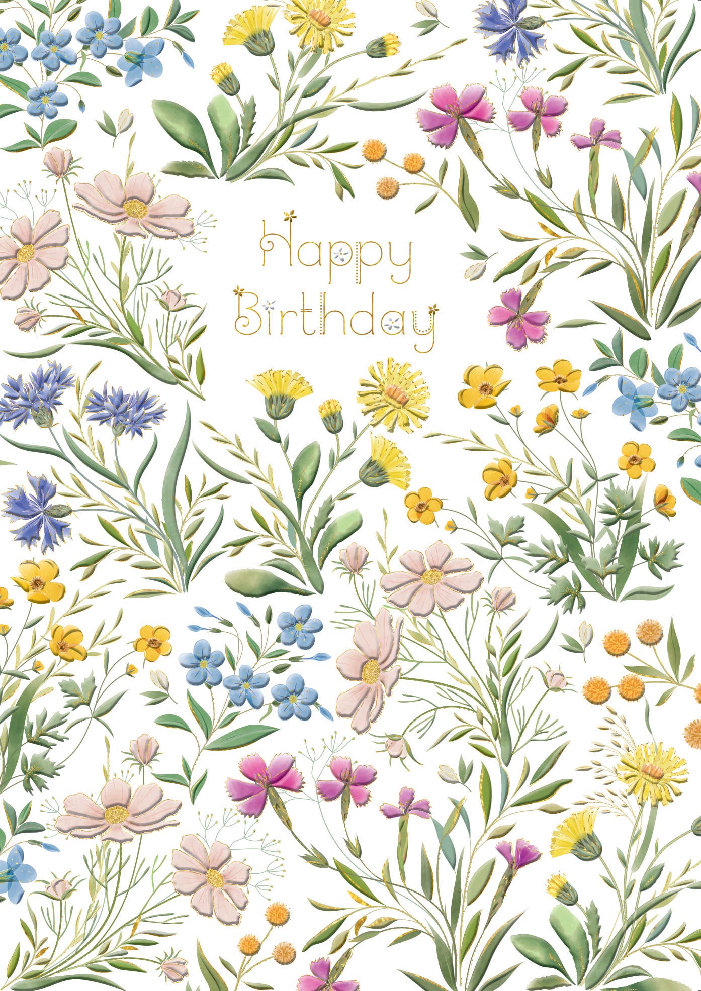 BIRTHDAY FLOWERS GREETING CARD TURNOWSKY - r. h. ballard shop & gallery