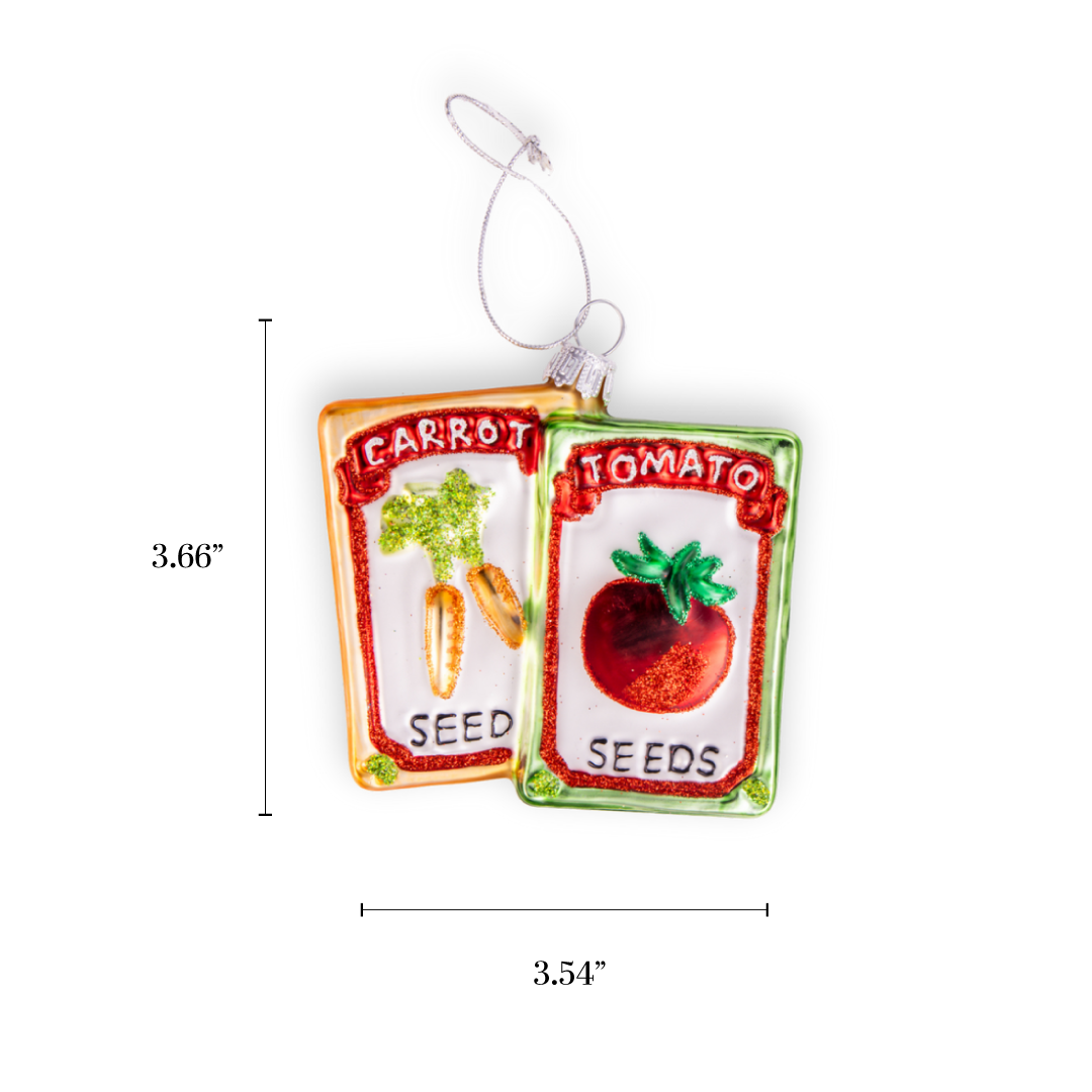 Seed Packet Holiday Ornament
