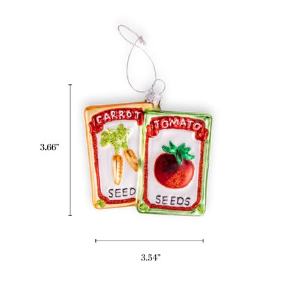 Seed Packet Holiday Ornament