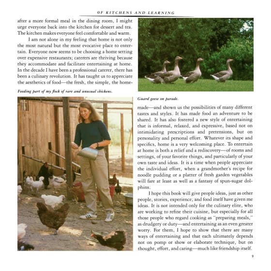 Entertaining by Martha Stewart, Original 1982