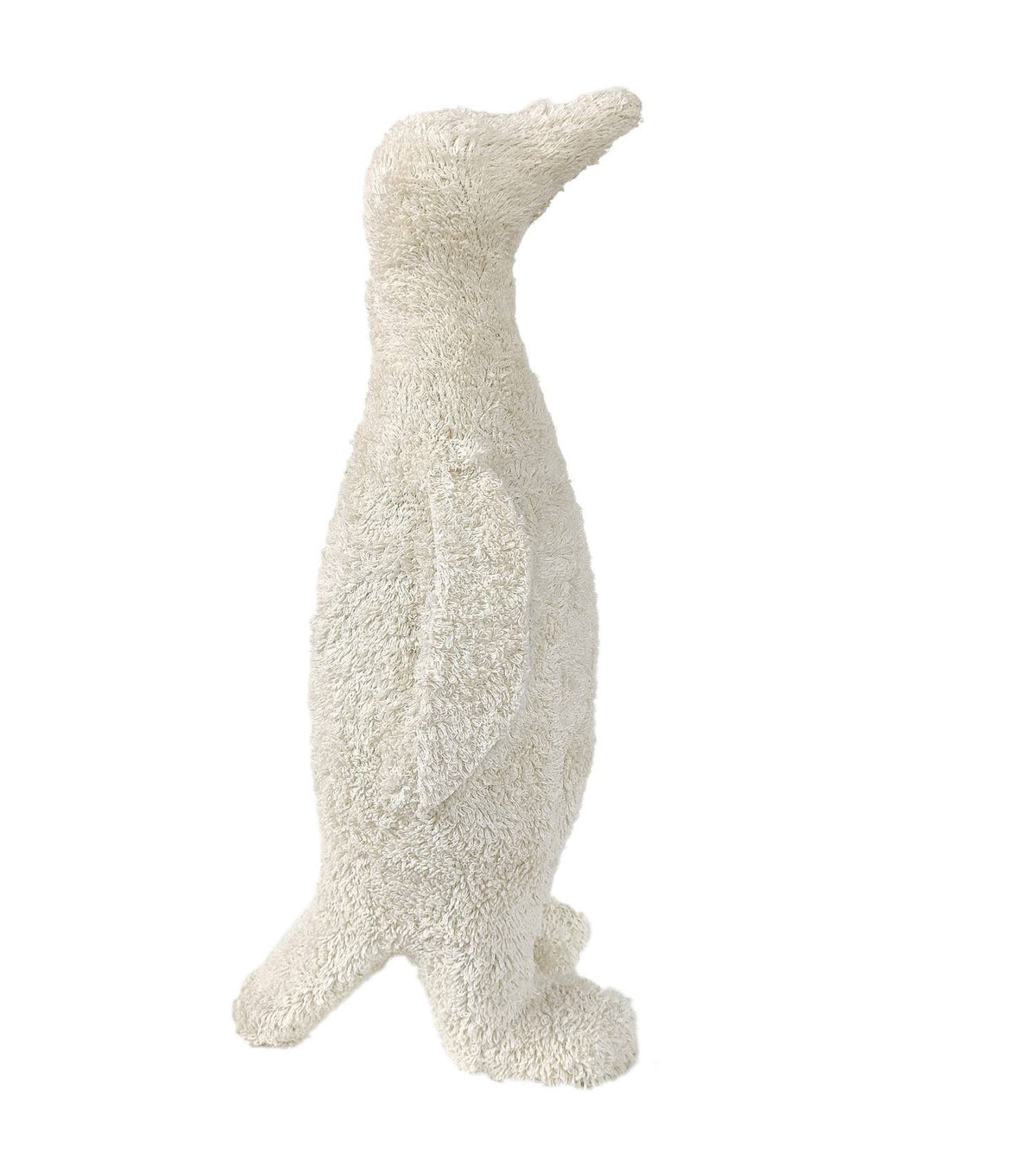 Lg Knitted Boucle White Penguin Dia 10.2" - r. h. ballard shop & gallery