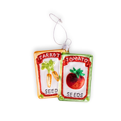 Seed Packet Holiday Ornament