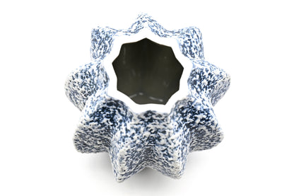 MAFA Blue Texture Mini Handcrafted Porcelain Vase