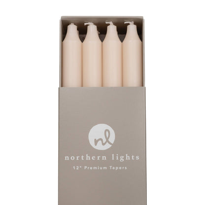 12" Taper Candles - 12pc Box: Sage Green