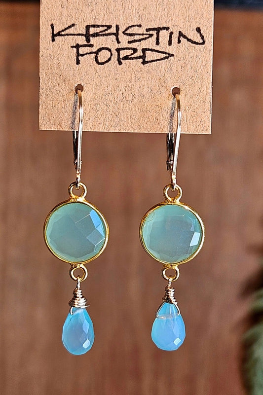 Chalcedony Earrings