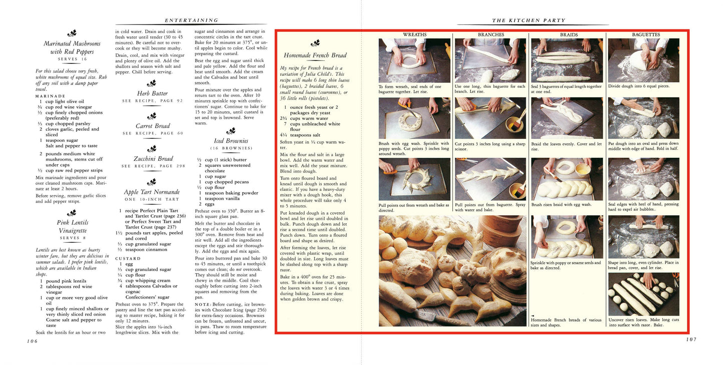 Entertaining by Martha Stewart, Original 1982