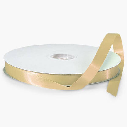 Double Face Satin Gift Packaging Ribbon: Gold Double / 1 Pack / 5/8"x100 yards